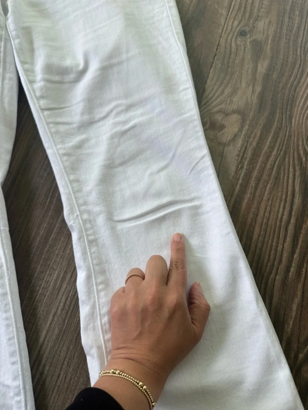 Levi's White Mid-Rise BootCut Flare Jeans - Picture 12 of 15